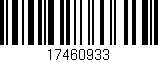 Código de barras (EAN, GTIN, SKU, ISBN): '17460933'