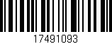 Código de barras (EAN, GTIN, SKU, ISBN): '17491093'