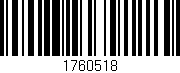 Código de barras (EAN, GTIN, SKU, ISBN): '1760518'