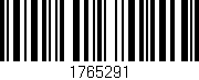 Código de barras (EAN, GTIN, SKU, ISBN): '1765291'