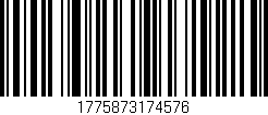 Código de barras (EAN, GTIN, SKU, ISBN): '1775873174576'