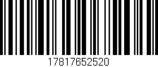 Código de barras (EAN, GTIN, SKU, ISBN): '17817652520'
