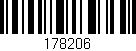 Código de barras (EAN, GTIN, SKU, ISBN): '178206'