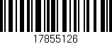Código de barras (EAN, GTIN, SKU, ISBN): '17855126'