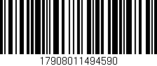 Código de barras (EAN, GTIN, SKU, ISBN): '17908011494590'