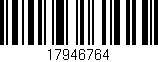 Código de barras (EAN, GTIN, SKU, ISBN): '17946764'