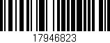 Código de barras (EAN, GTIN, SKU, ISBN): '17946823'