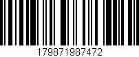 Código de barras (EAN, GTIN, SKU, ISBN): '179871987472'