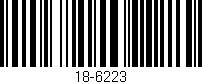 Código de barras (EAN, GTIN, SKU, ISBN): '18-6223'