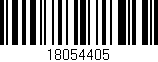 Código de barras (EAN, GTIN, SKU, ISBN): '18054405'