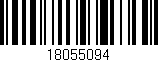 Código de barras (EAN, GTIN, SKU, ISBN): '18055094'