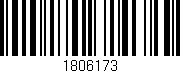 Código de barras (EAN, GTIN, SKU, ISBN): '1806173'