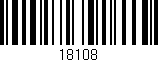 Código de barras (EAN, GTIN, SKU, ISBN): '18108'