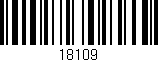 Código de barras (EAN, GTIN, SKU, ISBN): '18109'