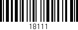 Código de barras (EAN, GTIN, SKU, ISBN): '18111'