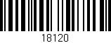 Código de barras (EAN, GTIN, SKU, ISBN): '18120'