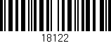 Código de barras (EAN, GTIN, SKU, ISBN): '18122'