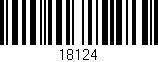 Código de barras (EAN, GTIN, SKU, ISBN): '18124'