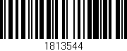 Código de barras (EAN, GTIN, SKU, ISBN): '1813544'