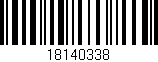 Código de barras (EAN, GTIN, SKU, ISBN): '18140338'