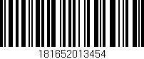 Código de barras (EAN, GTIN, SKU, ISBN): '181652013454'