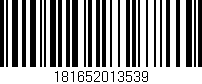 Código de barras (EAN, GTIN, SKU, ISBN): '181652013539'