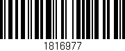 Código de barras (EAN, GTIN, SKU, ISBN): '1816977'