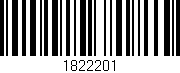 Código de barras (EAN, GTIN, SKU, ISBN): '1822201'