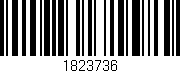 Código de barras (EAN, GTIN, SKU, ISBN): '1823736'