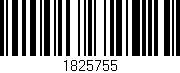 Código de barras (EAN, GTIN, SKU, ISBN): '1825755'