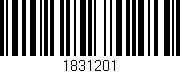 Código de barras (EAN, GTIN, SKU, ISBN): '1831201'