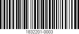 Código de barras (EAN, GTIN, SKU, ISBN): '1832201-0003'