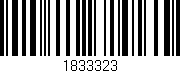 Código de barras (EAN, GTIN, SKU, ISBN): '1833323'