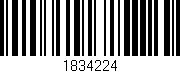 Código de barras (EAN, GTIN, SKU, ISBN): '1834224'