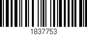 Código de barras (EAN, GTIN, SKU, ISBN): '1837753'