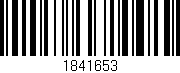 Código de barras (EAN, GTIN, SKU, ISBN): '1841653'