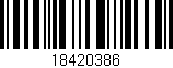 Código de barras (EAN, GTIN, SKU, ISBN): '18420386'