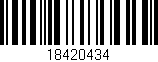 Código de barras (EAN, GTIN, SKU, ISBN): '18420434'