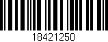 Código de barras (EAN, GTIN, SKU, ISBN): '18421250'