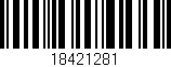 Código de barras (EAN, GTIN, SKU, ISBN): '18421281'