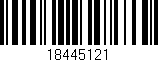 Código de barras (EAN, GTIN, SKU, ISBN): '18445121'