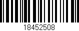 Código de barras (EAN, GTIN, SKU, ISBN): '18452508'