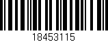 Código de barras (EAN, GTIN, SKU, ISBN): '18453115'