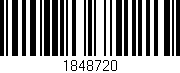 Código de barras (EAN, GTIN, SKU, ISBN): '1848720'