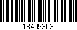 Código de barras (EAN, GTIN, SKU, ISBN): '18499363'