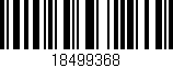 Código de barras (EAN, GTIN, SKU, ISBN): '18499368'