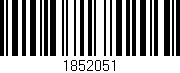 Código de barras (EAN, GTIN, SKU, ISBN): '1852051'