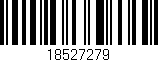 Código de barras (EAN, GTIN, SKU, ISBN): '18527279'