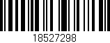Código de barras (EAN, GTIN, SKU, ISBN): '18527298'