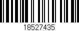 Código de barras (EAN, GTIN, SKU, ISBN): '18527435'
